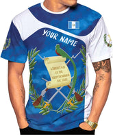 Rivelus Guatemala Shirt - 3D Guatemala Flag Camisa, Guatemalan Pride T-Shirt for Men & Women