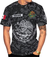 Mostefy Personalized Name Mexican Shirts for Men 3D Customized Mexico Shirts for Men, Mexico Shirts for Women Mexico Shirt (US, Alpha, Small, Regular, Regular, Multi 6)