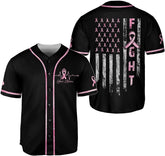 Podagree Personalized Breast Cancer Jersey, Pink Ribbon Awareness Soccer Shirt Baseball Breast Cancer Survivor Pride Jersey