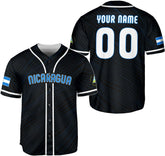 Podagree Personalized Nicaragua Baseball Jersey Shirt Name Nicaraguan Baseball Jersey for Men & Women Nicaraguan Camisas