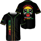 Royal Fight Custom Juneteenth Baseball Jersey Shirt Flag Independence Day Freeish Since 1865 Black History Month Pride