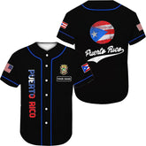 RoyalBro Personalized Puerto Rico Baseball Shirt - Custom Team Name, Puerto Rican Baseball Jersey for Men