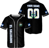 Parvii Personalized El Salvador Baseball Jersey - Proud El Salvador Shirt for Men