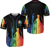 Ligthuy Personalized Name LGBT Pride Baseball Jersey, LGBT Shirts, Pride Clothing, Personalized LGBT Baseball Jersey Shirt
