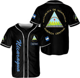 Podagree Personalized Nicaragua Baseball Jersey Shirt Name Nicaraguan Baseball Jersey for Men & Women Nicaraguan Camisas