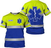 Podagree Personalized EMT Shirt, EMS Shirt, Customized EMS Shirts,EMT Paramedic Uniform Emergency Medical Technician Shirts