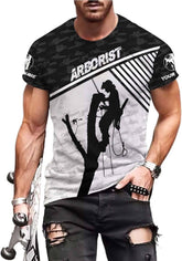 Personalized Arborist Shirt Custom Lumberjacks Shirts Tree Climber Logger 3D T Shirts Lumberjacks Tshirt for Men and Women