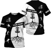 Personalized Disc Golf T-Shirt 3D All Over Printing S-5XL, Disc Golf Shirts for Men, Mens Disc Golf Tee Shirt
