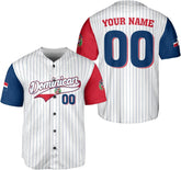 Personalized Dominican Republic Baseball Jersey Shirt,Team Name Republic Dominicana Baseball Jersey for Men and Women