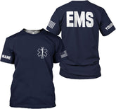Podagree Personalized EMT Shirt, EMS Shirt, Customized EMS Shirts,EMT Paramedic Uniform Emergency Medical Technician Shirts