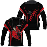 MAPrints Personalized Name Hockey Hoodies 3D, Hockey Hoodies Sweatshirt For Unisex, Hockey Sport Hoodie Uniform For Team