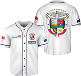 Personalized Panama Baseball Jersey Camisa Shirt, Panamanian Flag Jersey, Panamanian Pride Jersey for Men and Women