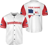 Podagree Personalized Dominican Republic Baseball Jersey Shirt,Team Name Republic Dominicana Baseball Jersey for Men,Women
