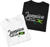 Customized Jamaica Jamaican Embroidered Shirts Jamaica Flag Lion Shirt for Men and Women, Jamaican Pride