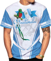 Rivelus Guatemala Shirt - 3D Guatemala Flag Camisa, Guatemalan Pride T-Shirt for Men & Women