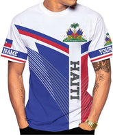 Personalized Haiti Shirt Custom Haiti Flag Shirt for Men and Women, Haitians Pride Shirt, Haitians Shirt