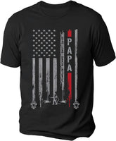 Personalized Dad Grandpa Firefighter Shirt, Custom My Favorite Firefighter Calls Me Dad Fireman Father Shirt