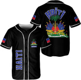 Personalized Name Haiti Baseball Jersey, Haitian Baseball Jersey for Men Women, Haitian Pride Jersey Shirt