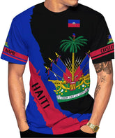 Mostprints Personalized Haiti Shirt 3D, Haitians Flag Pride Shirt, Haiti Shirts for Men & Women, Haitian Pride Tshirt 1