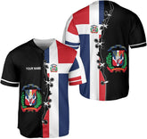 AOVL Custom Dominican Republic Baseball Jersey Dominicana Republic Shirt for Team Dominican Flag Jerseys for Men Women