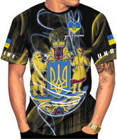 Mostprints Personalized Name Ukraine Shirt 3D, Ukraine Tshirt Unisex for Men and Women, Custom Ukrainian Tshirt S-5XL