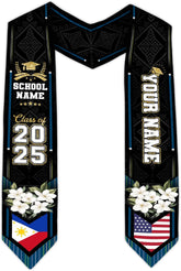 Customize Filipino Graduation Sash, Philippines Graduation Stole, Philippine Graduation Sash 2025