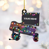 Personalized Computer Ornament, Computer Ornaments for PC Game Player, Computer Christmas Ornament, Computer Gamer Ornament, Computer Ornaments for Christmas Tree, PC Decorations Gaming (ON635)