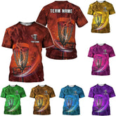 Personalized Disc Golf T-Shirt 3D All Over Printing S-5XL, Disc Golf Shirts for Men, Mens Disc Golf Tee Shirt