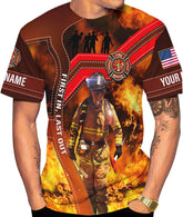 Mostefy Personalized Name Firefighter Shirt 3D, Custom Name Firefighter Shirts Men, Gift Firefighter Shirts for Women1