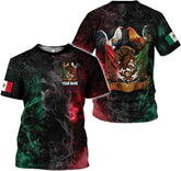 AOVL Personalized Rooster shirts 3D Rooster Mexican Shirts for Men Rooster Mexico Shirt Rooster Shirt for Men Women S-5XL