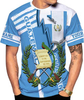 Rivelus Guatemala Shirt - 3D Guatemala Flag Camisa, Guatemalan Pride T-Shirt for Men & Women