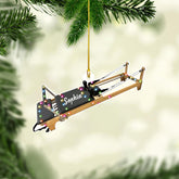 AOVL Pilates Equipment Ornament 2024 Pilates Equipment Hanging Ornaments Pilates Core Set Ornament Pilates Studio Ornaments for Christmas Tree Pilates Machine Ornament Gift for Pilates Lovers (PE17)