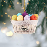 Personalized Knitting Ornaments 2024, Knitting Yarns Custom Knit Ornament Knitting Christmas Ornament, Crochet Ornaments for Christmas Tree, Christmas Gifts for Crocheters, Sewing Ornament (KT13)