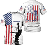 Personalized Disc Golf T-Shirt 3D All Over Printing S-5XL, Disc Golf Shirts for Men, Mens Disc Golf Tee Shirt