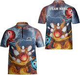 Ligthuy Personalized Name Bowling Jersey 3D, Custom Bowling Shirts for Team, Bowling Shirt Unisex for Men & Women4