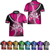 Ligthuy Personalized Bowling Jersey 3D, Bowling Shirts for Team, Bowling Shirt Unisex for Men Women, Bowling Shirts for Men
