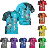 Mostefy Personalized Name Team's Name Pickleball Shirt 3D, Pickleball Shirts, Funny Pickleball Shirts for Team, Men Women