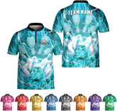 Artparel Personalized Name Bowling Jersey 3D, Custom Bowling Shirts for Team, Bowling Shirt Unisex for Men & Women