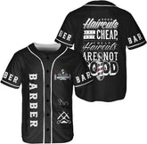 AOVL Personalized Barber Baseball Jersey Barber Shop Shirt Barber Gift Men Barber Professional Baseball Jerseys Hair Stylist