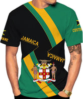 Personalized Jamaica Shirt Custom Jamaica Flag Lion Hoodie for Men and Women, Jamaican Pride Hoodie, Jamaicana Hoodie