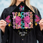 Pretyprints Personalized Teacher Graduation Cap Topper Teacher Gift Class Of 2025 Graduation Cap Decoration Topper