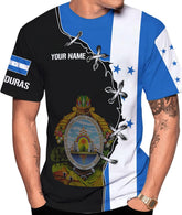 Personalized Honduras Shirt Camisa Honduras Hombres Honduras Shirts for Men & Women, Honduran Pride T Shirt Honduras T Shirt