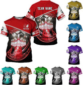 MoonArt Personalized Name Bowling Shirts for Men and Women 3D, Bowling Shirts for Team Bowling, Bowling Shirts Gift