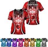 Rivelus Personalized Name Bowling Shirts for Men and Women 3D, Bowling Shirts for Team Bowling, Bowling Shirts Gift