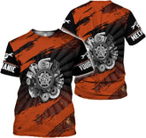 AOVL Personalized Mechanic Shirt 3D Mechanic Shirts Tool Box Mechanic for Men Women Mechanic Garage T-Shirt Mechanics S-5XL