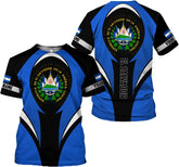 AOVL Custom El Salvador 3D Shirt for Men Camiseta De El Salvador Flag Shirt Salvadorans Pride Jersey El Salvadoreña Tshirt