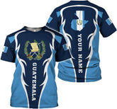 MoonArt Personalized Guatemala Shirt Guatemala Camisas Guatemala Flag Shirts, Guatemalan Pride T-Shirt, Guatemala Tshirt