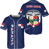 Podagree Personalized Panama Baseball Jersey Camisa Shirt, Panamanian Flag Jersey, Panamanian Pride Jersey for Men and Women