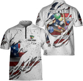 Artparel Personalized Billiard Jersey 3D Billiard Shirts for Men Billiard Bowling Jersey Billiards 9 Ball Pool Shirts for Men