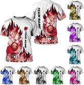 Pretyprints Personalized Bowling Shirt - Custom Bowling Gift for Women & Men